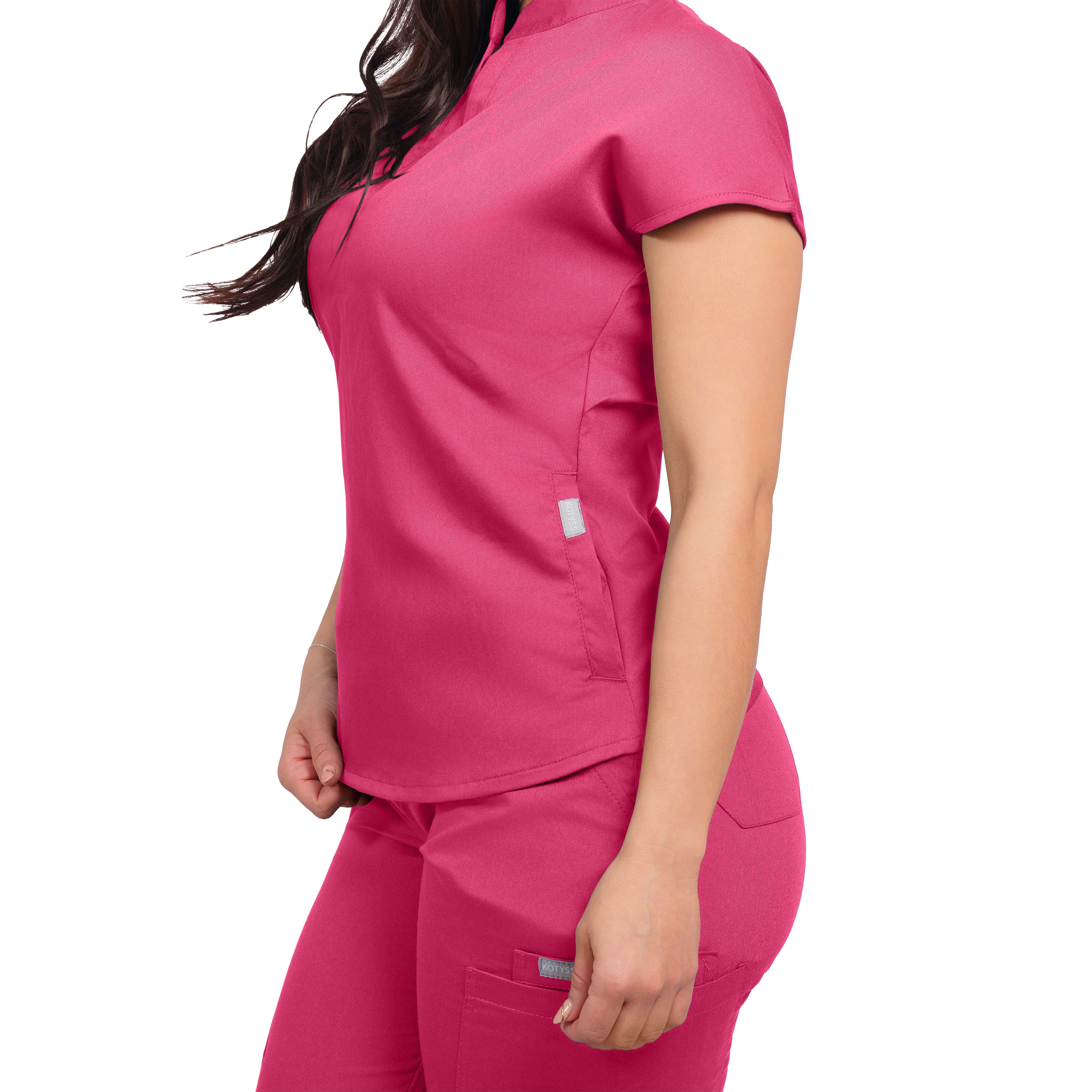 Collared Top & Jogger Scrub Set