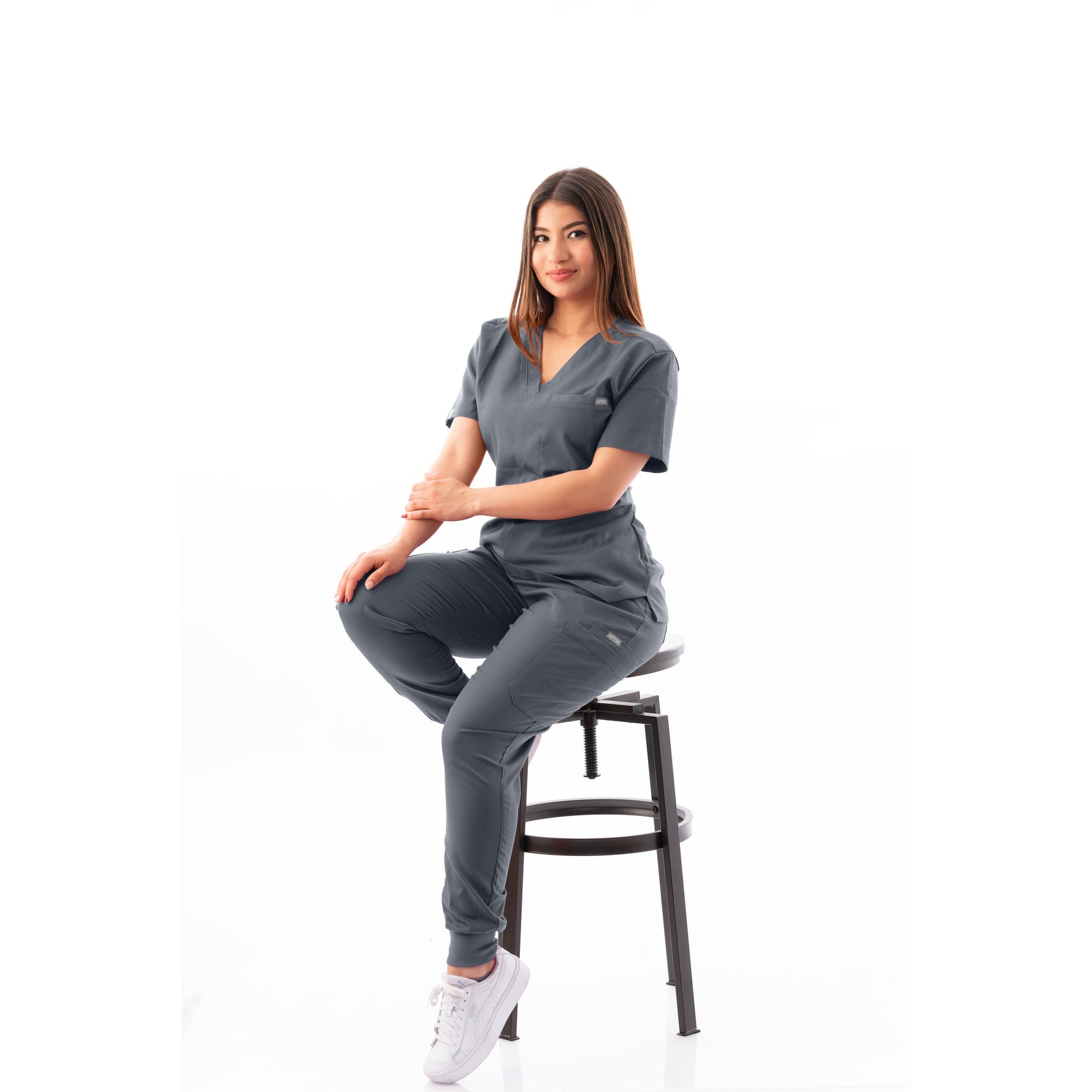 V-Neck top and Scrub Jogger - Kotyss