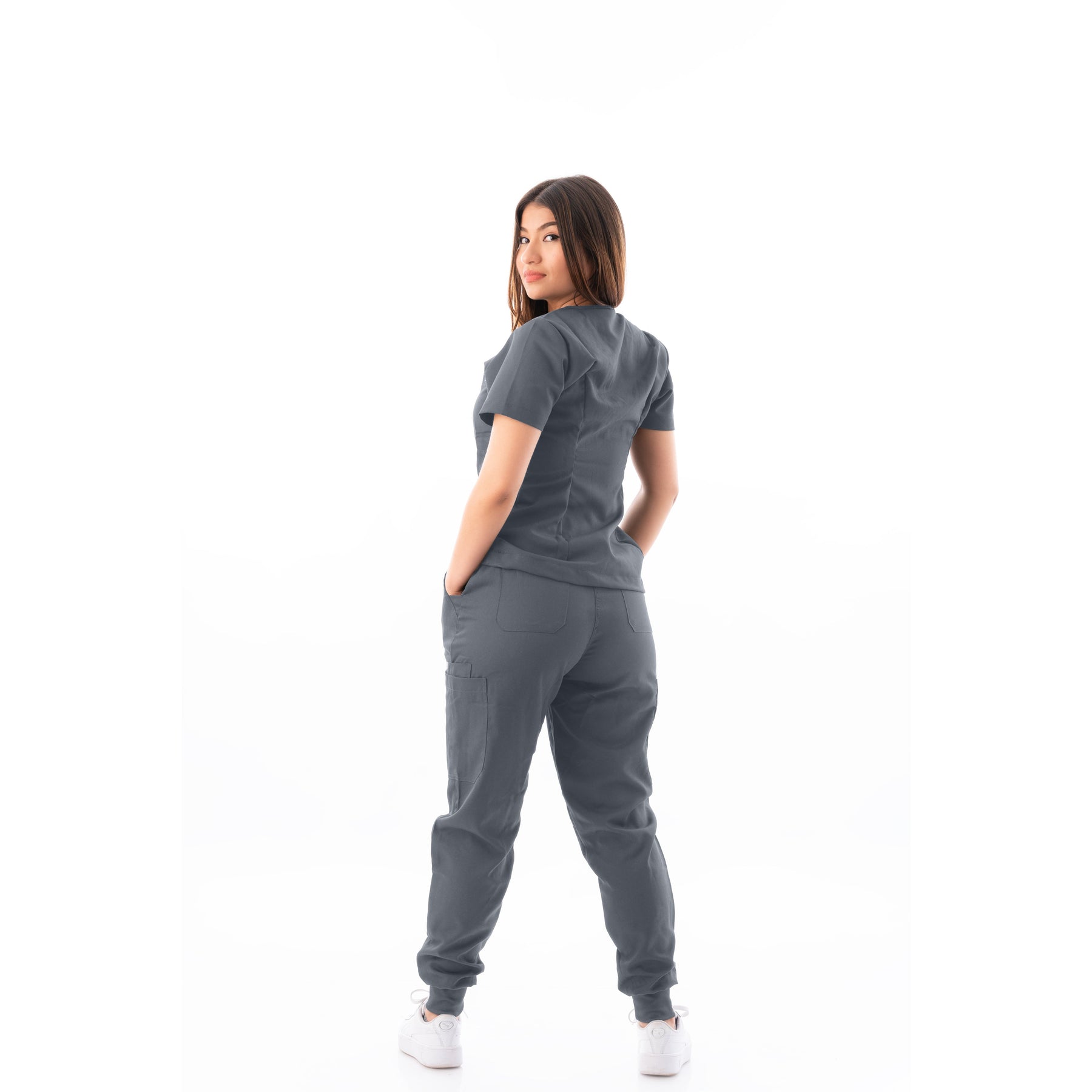 V-Neck top and Scrub Jogger - Kotyss