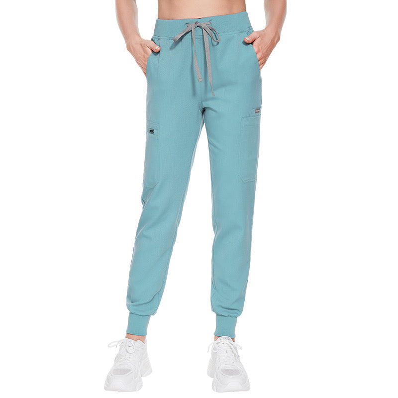 V-Neck Top and Scrub Jogger - Kotyss